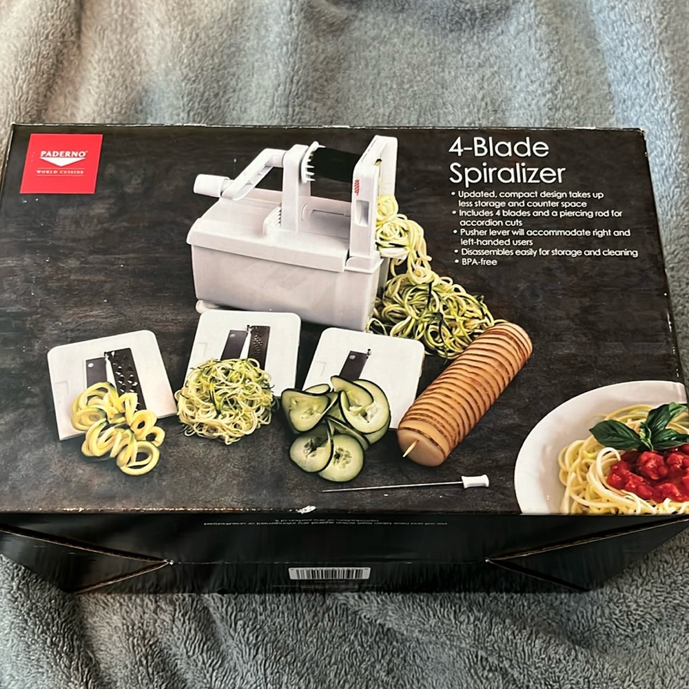 Paderno 4 Blade Spiralizer